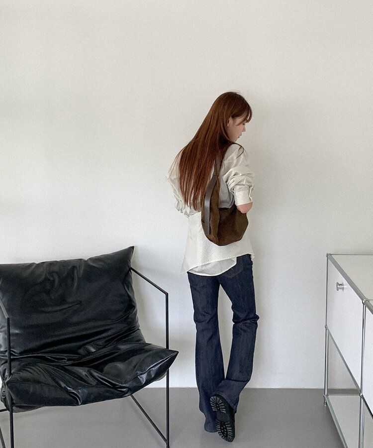 レザーブラックローファー BLACK