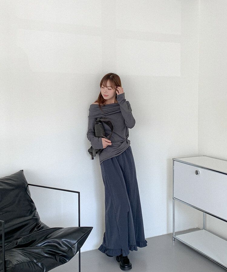 レザーブラックローファー BLACK