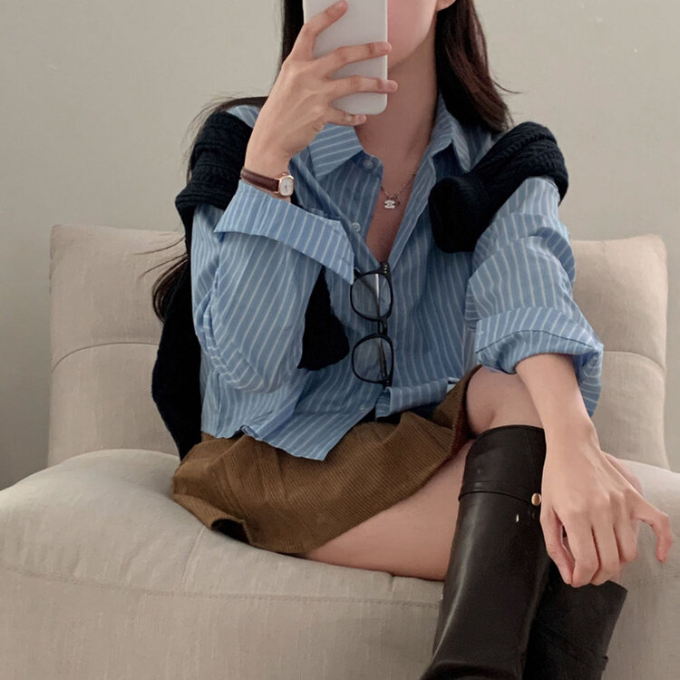 시나몬 코듀로이 플리츠 미니스커트 3color 베이지