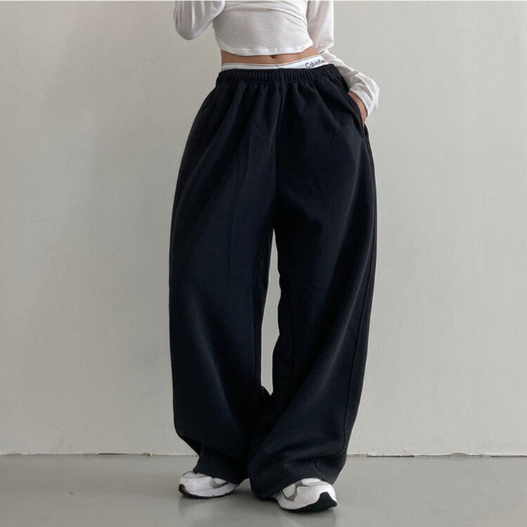 매일입고싶은 핏 투웨이 절개 벌룬 와이드 트레이닝 팬츠 차콜