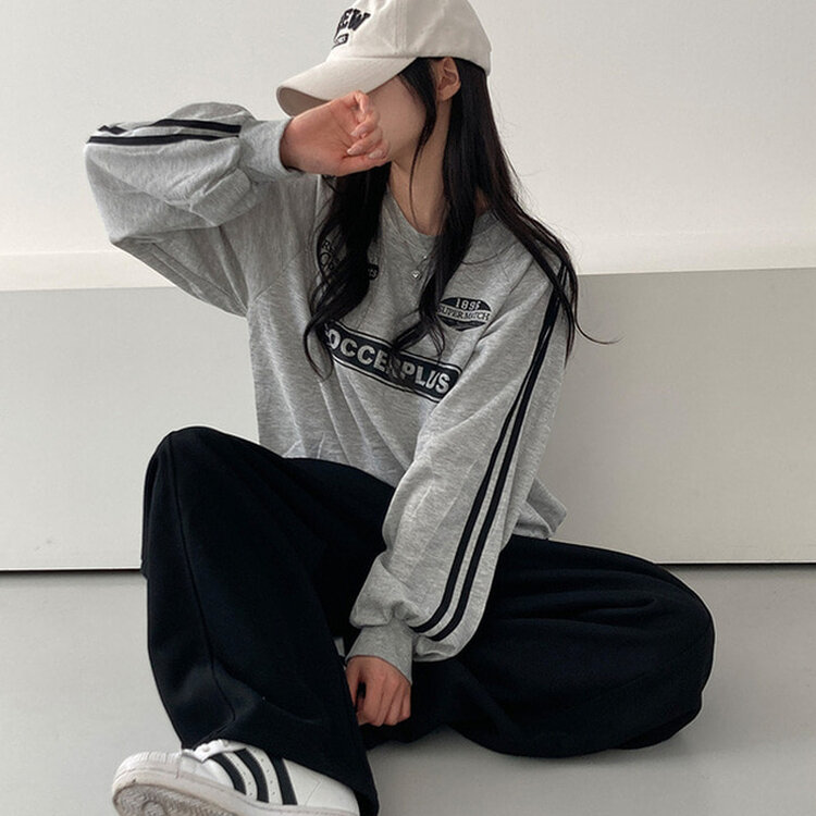 매일입고싶은 핏 투웨이 절개 벌룬 와이드 트레이닝 팬츠 블랙