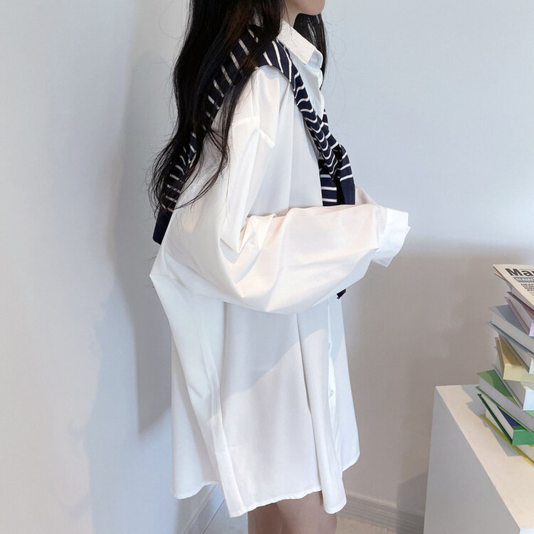 ルーズフィットロング長袖Tシャツ IVORY