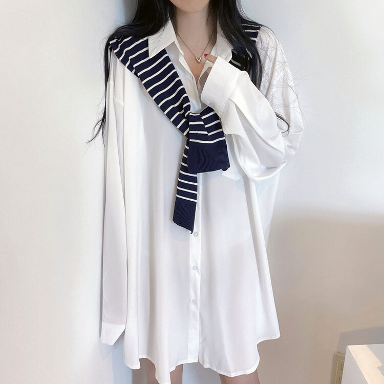 ルーズフィットロング長袖Tシャツ IVORY