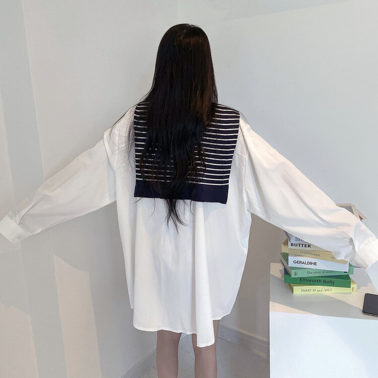 ルーズフィットロング長袖Tシャツ IVORY