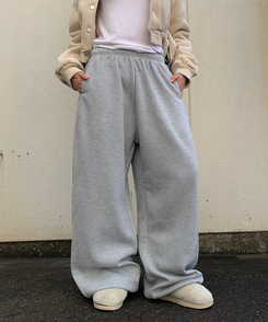 ロングワイドトレーニングパンツ