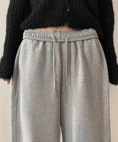 ロングワイドトレーニングパンツ GRAY