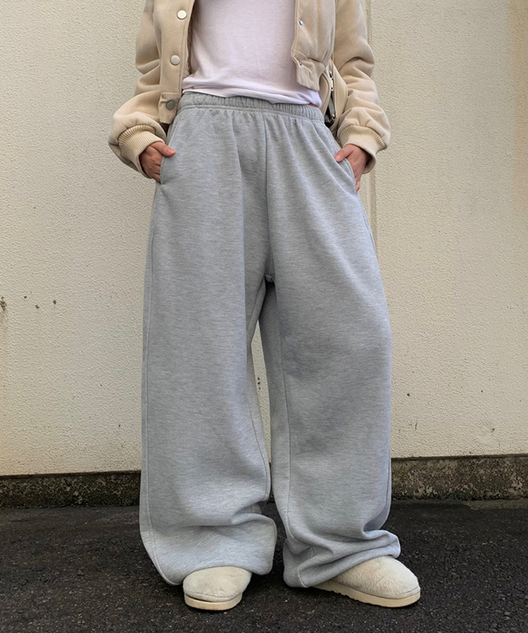 ロングワイドトレーニングパンツ