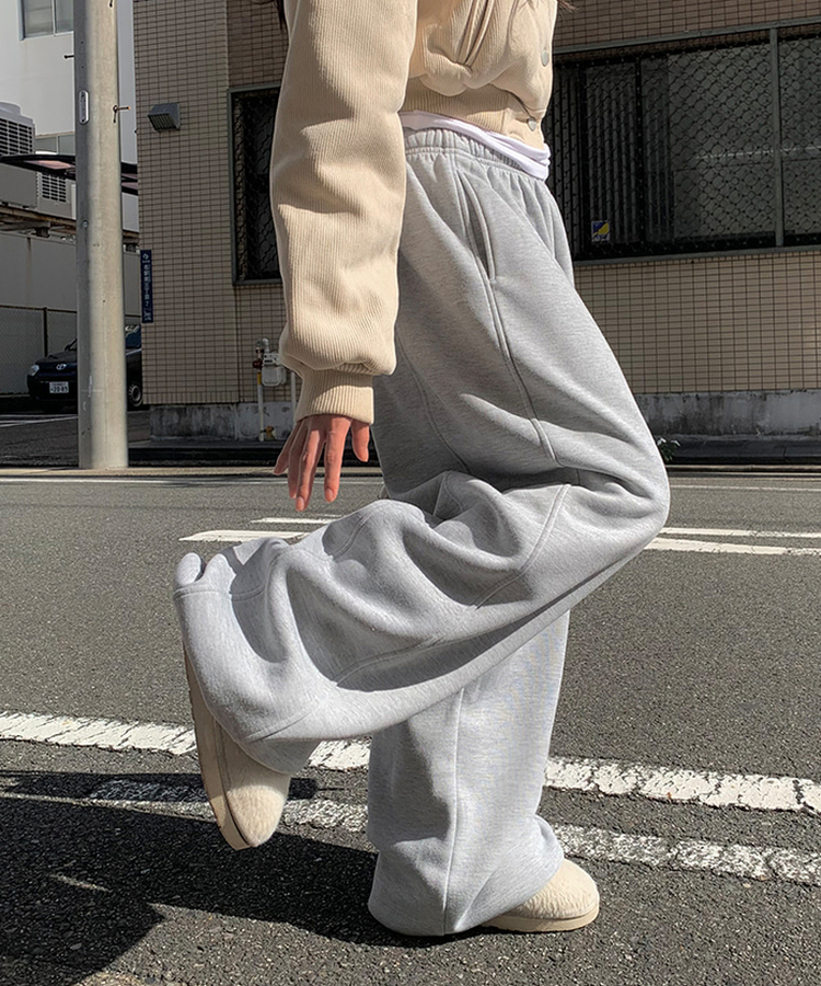 ロングワイドトレーニングパンツ