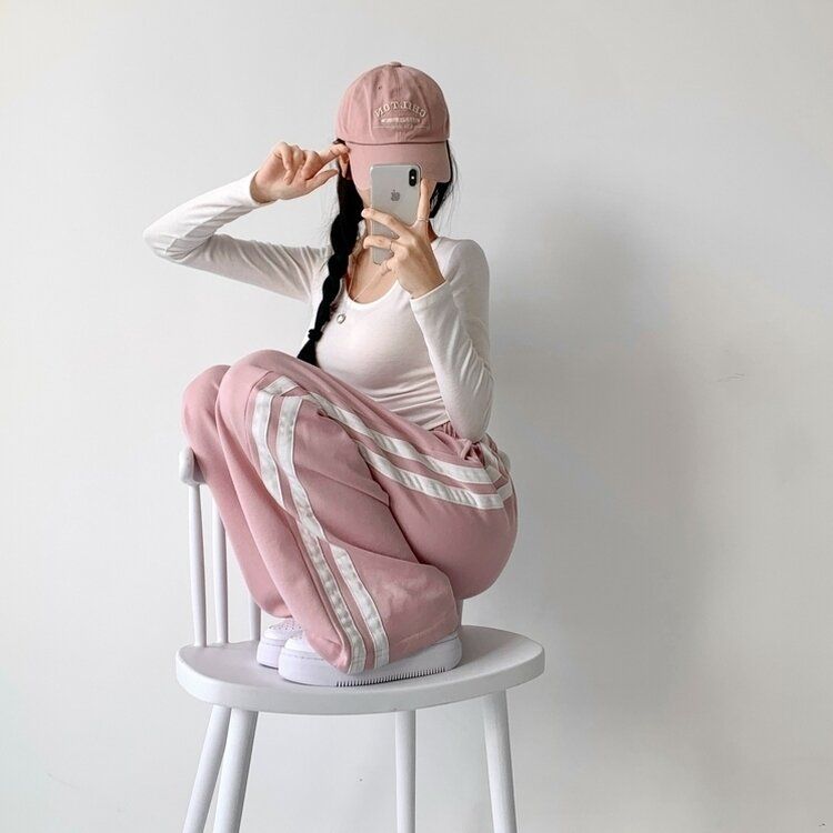 【SHORT/LONG 丈別】トレーニングワイドパンツ(5color) PINK