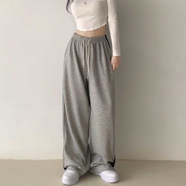 【SHORT/LONG 丈別】トレーニングワイドパンツ(5color) GRAY