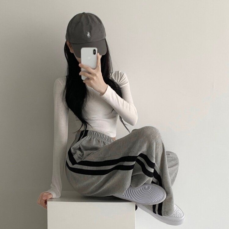 【SHORT/LONG 丈別】トレーニングワイドパンツ(5color) GRAY