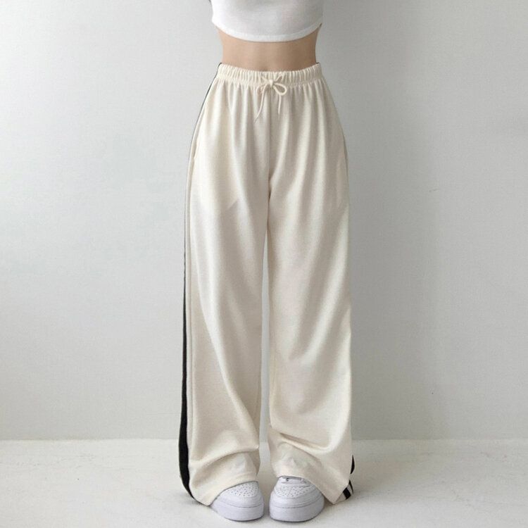 【SHORT/LONG 丈別】トレーニングワイドパンツ(5color) CREAM