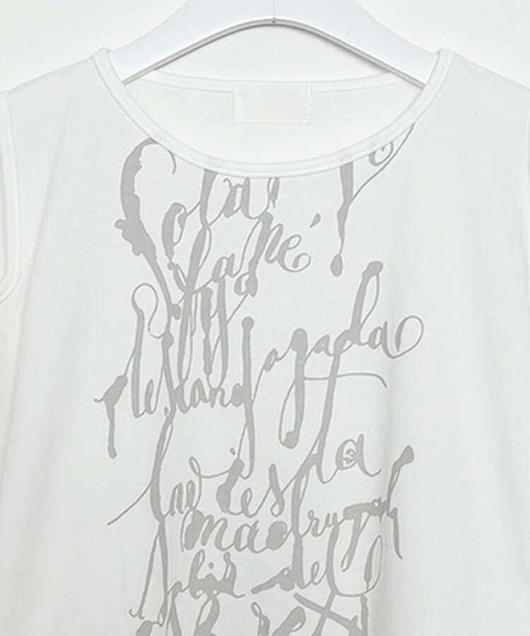 아트레터링숄더컷팅오프숄더맨투맨