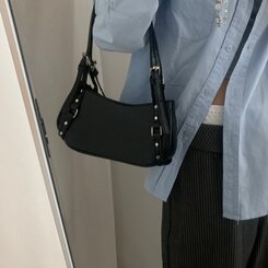 バッグ ベルトショルダーミニバッグ BLACK