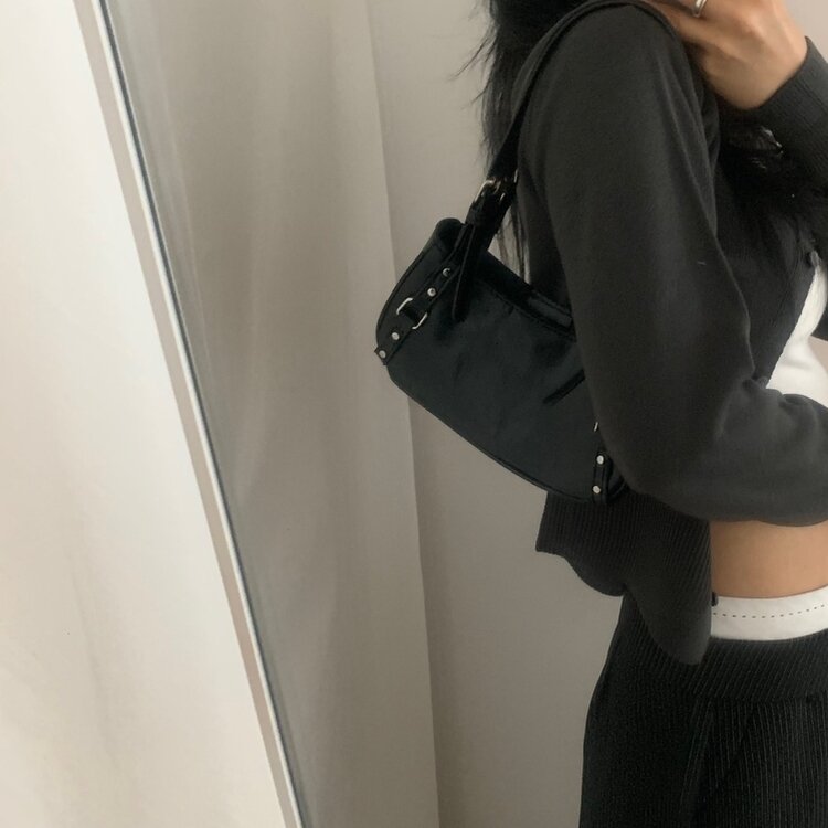 ベルトショルダーミニバッグ BLACK