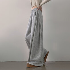 ハイウエストワイドトレーニングパンツ GRAY