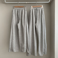 ハイウエストワイドトレーニングパンツ