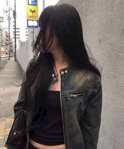 ウォッシュデニムジャケット DARK DENIM