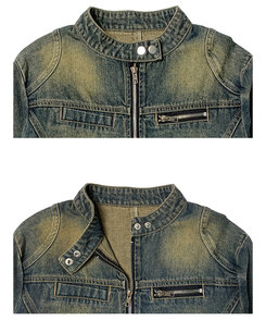 ウォッシュデニムジャケット