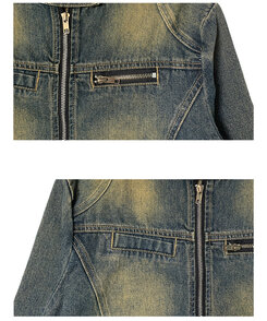 ウォッシュデニムジャケット