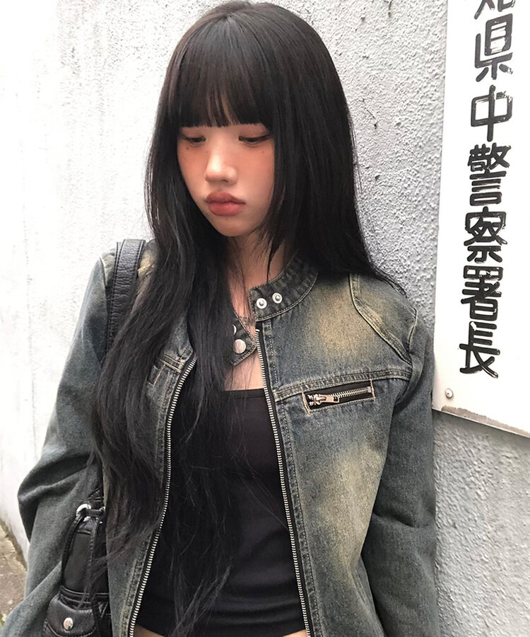 ウォッシュデニムジャケット DARK DENIM