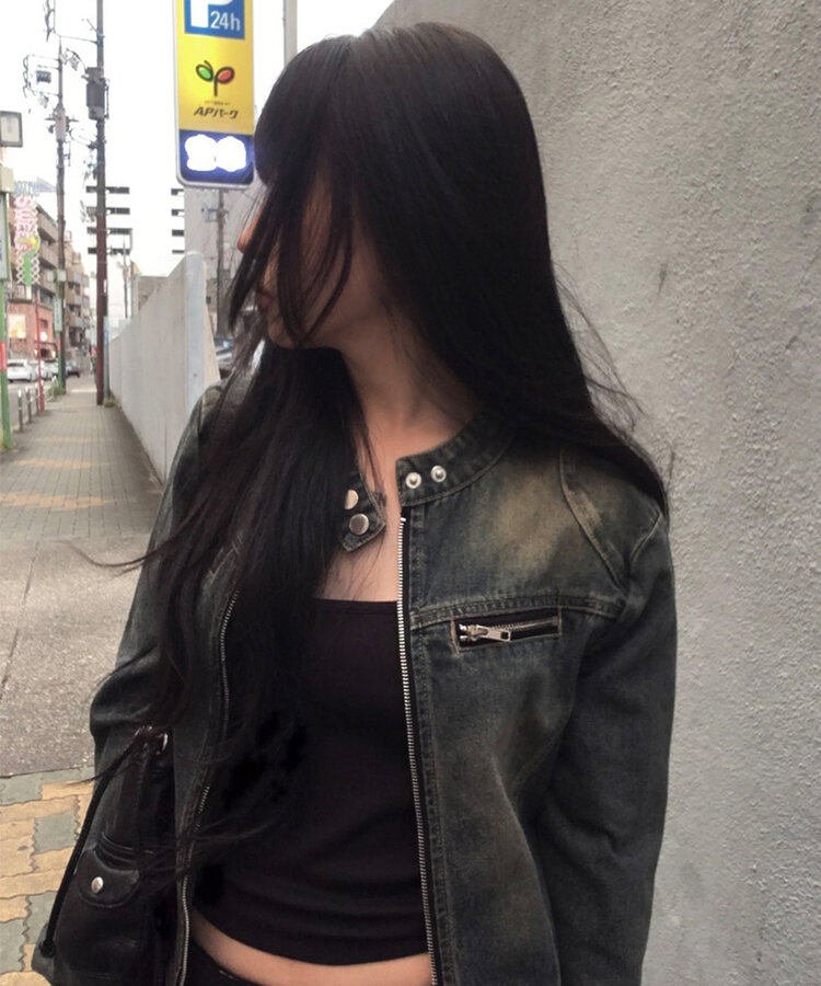 ウォッシュデニムジャケット DARK DENIM