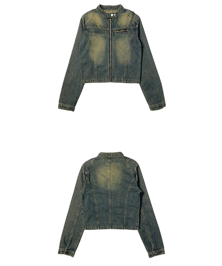 ウォッシュデニムジャケット