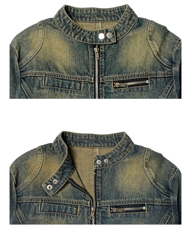 ウォッシュデニムジャケット