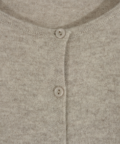 ラウンドネックカーディガン