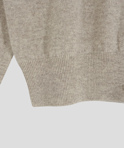 ラウンドネックカーディガン