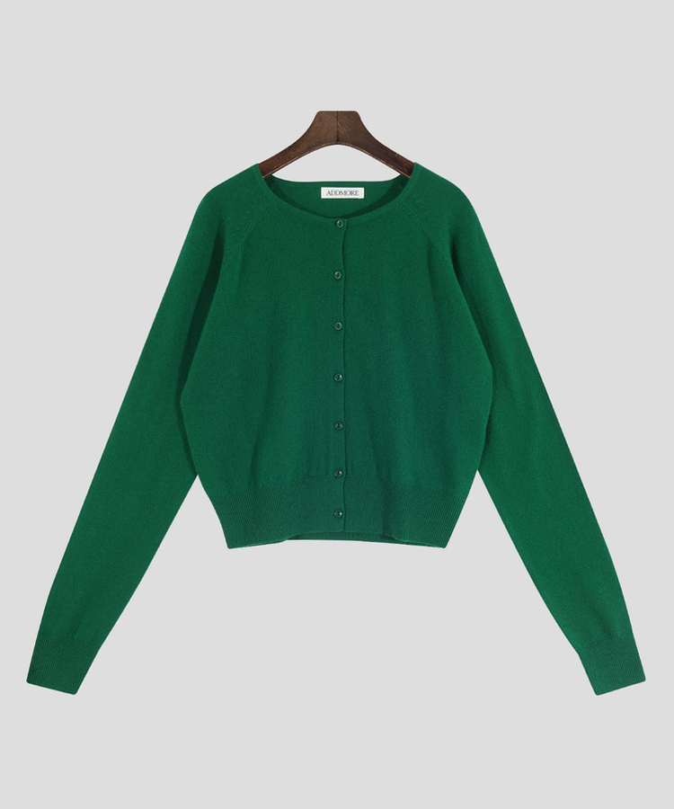 ラウンドネックカーディガン