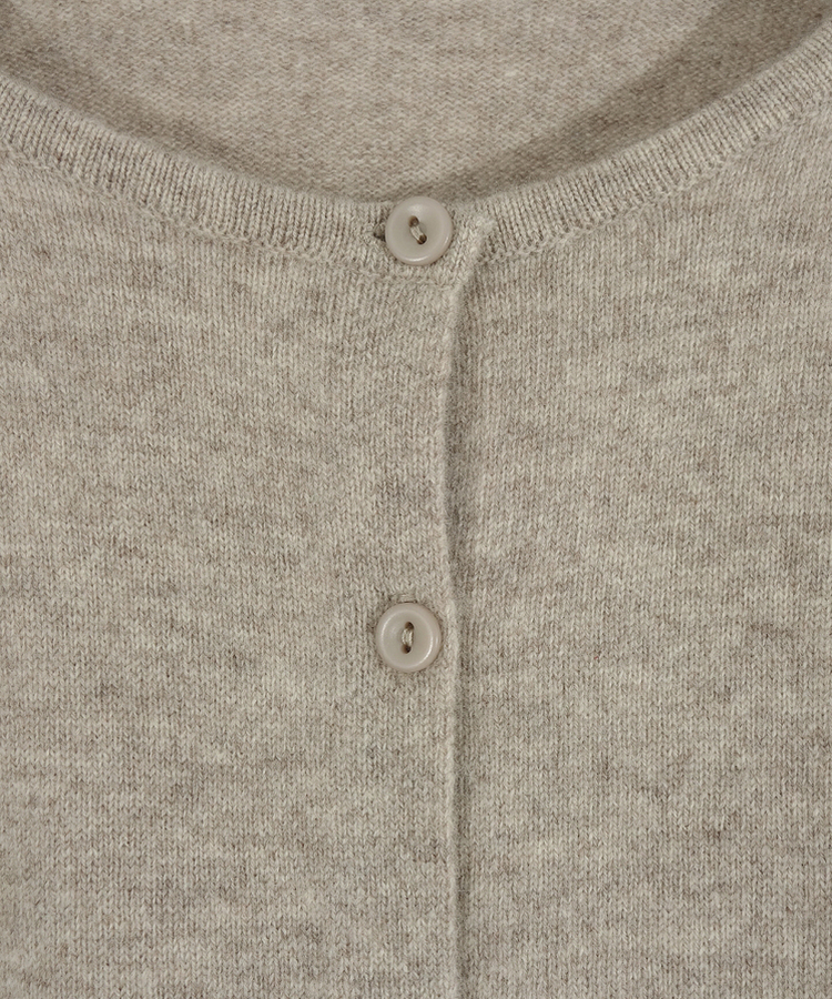 ラウンドネックカーディガン