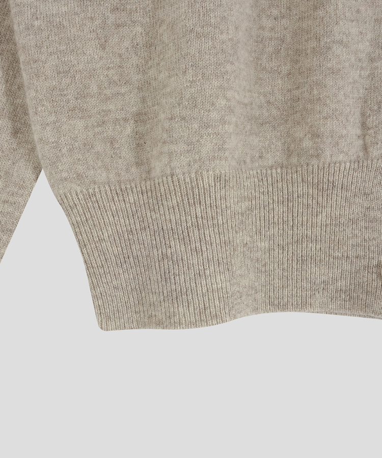 ラウンドネックカーディガン