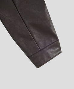 レザーオーバーフィットジャケット