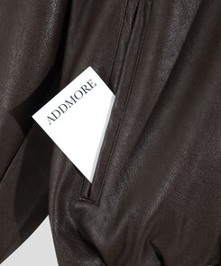 レザーオーバーフィットジャケット