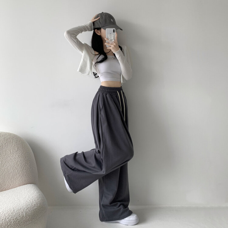 윈드 허리 밴딩 앞핀턱 사이드핀턱 폴딩 밴딩 와이드 하이웨스트 로우라이즈 트레이닝 팬츠 바지 키작녀 키큰녀 빅사이즈 남녀공용 하비추천 사계절 차콜