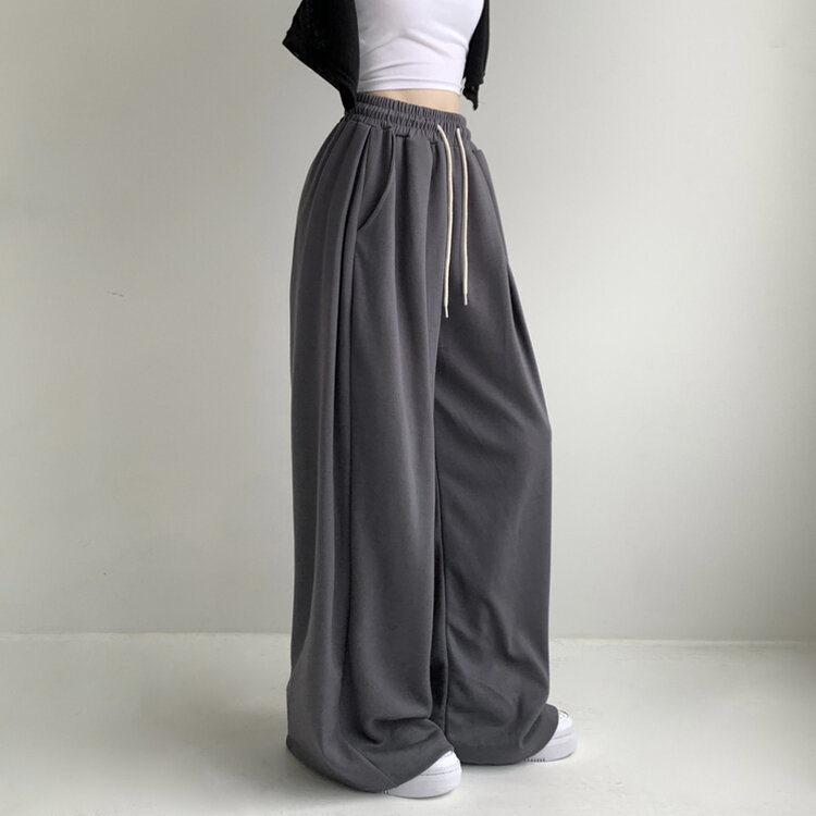 윈드 허리 밴딩 앞핀턱 사이드핀턱 폴딩 밴딩 와이드 하이웨스트 로우라이즈 트레이닝 팬츠 바지 키작녀 키큰녀 빅사이즈 남녀공용 하비추천 사계절 차콜