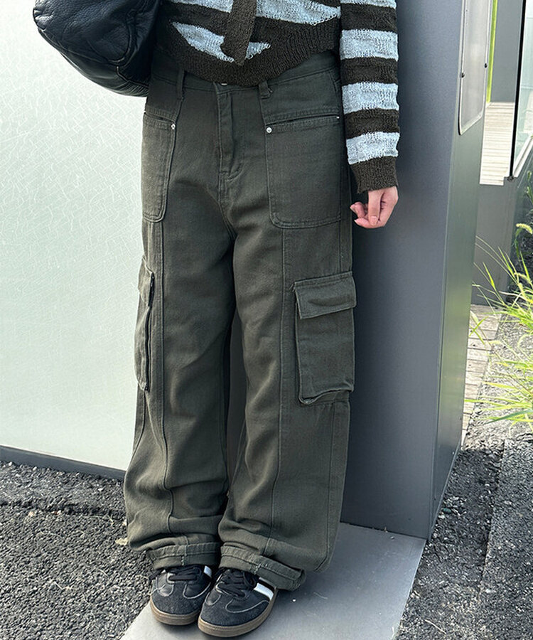 kolor 21aw ワイドパンツ non-hedge ウエストロゴカットワイドパンツ|TiMTiMオンライン