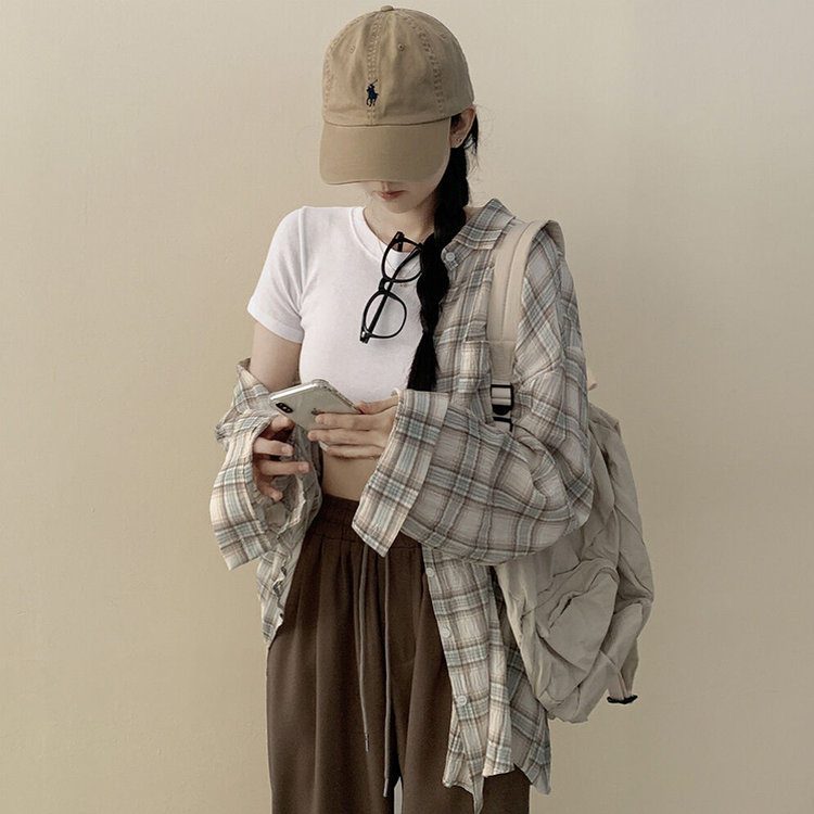 ピンタックバンディングワイドロングスラックスパンツ BROWN