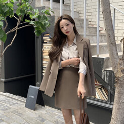 ジャケットスカートセットアップ｜ツーピース｜韓国ファッション通販 SONA
