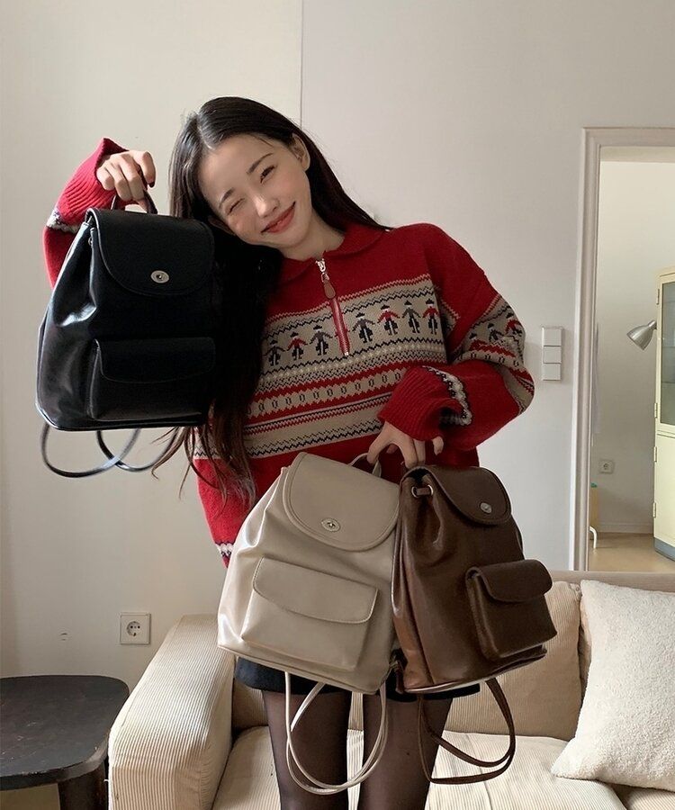 ミニバッグパック DARK BEIGE