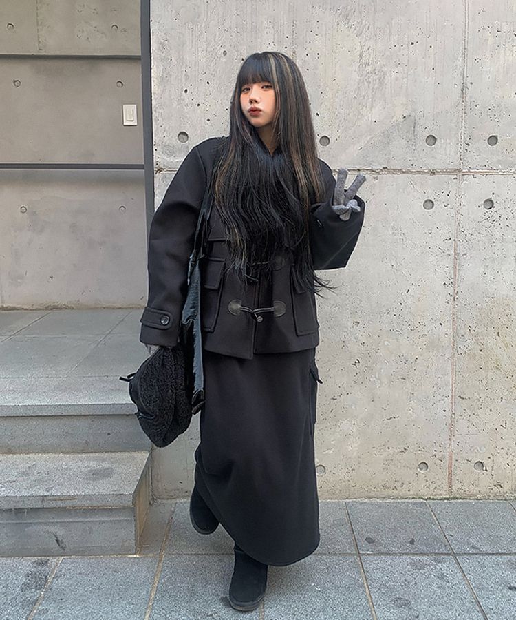 SJP12990 ショートダッフルコートジャケット コート - anyonemore