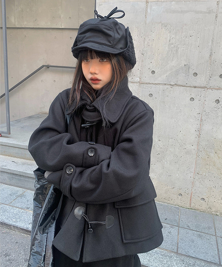 ショートダッフルコートジャケット｜コート｜韓国ファッション通販 SONA