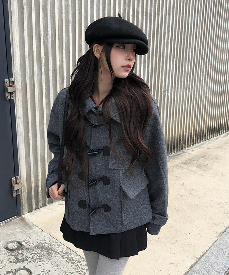 ショートダッフルコートジャケット｜コート｜韓国ファッション通販 SONA