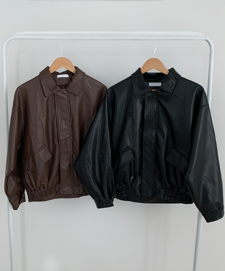 オーバーサイズレザージャケット