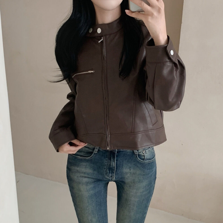 **☆♡エイミーイストワール♡   レザー コンビライダースジャケット エイミーイストワール eimy istoire フェイクスエードコンパクト