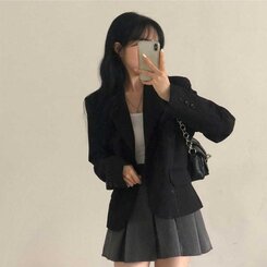 ベーシックデイリージャケット BLACK