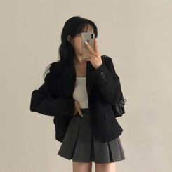 ベーシックデイリージャケット BLACK