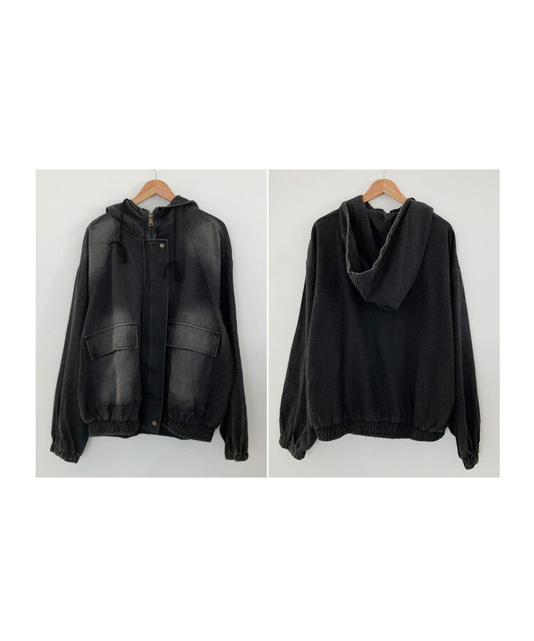 オーバーフィットデニムジャンパー