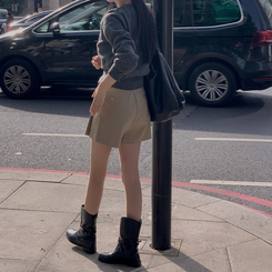 カシウールVネックニットカーディガン(7color) CHARCOAL